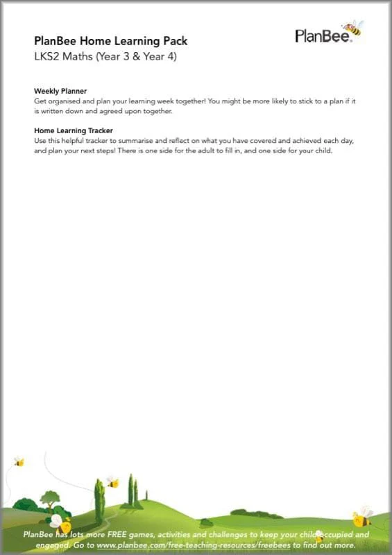 LKS2 Maths Free Home Learning Activity Pack - Image 4