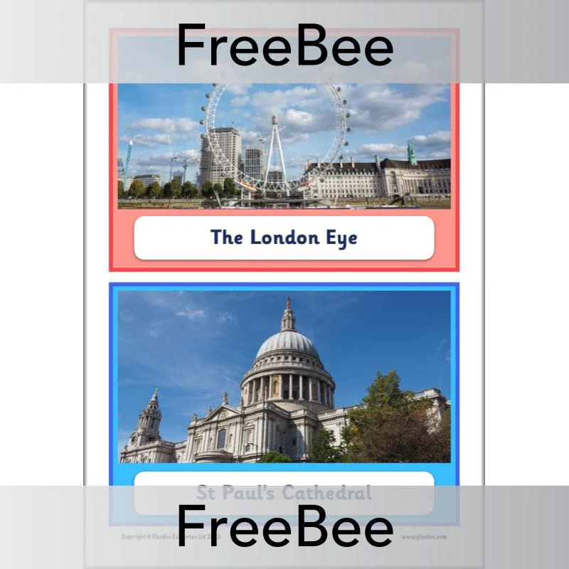 London Landmarks KS1 Display Cards - Image 2