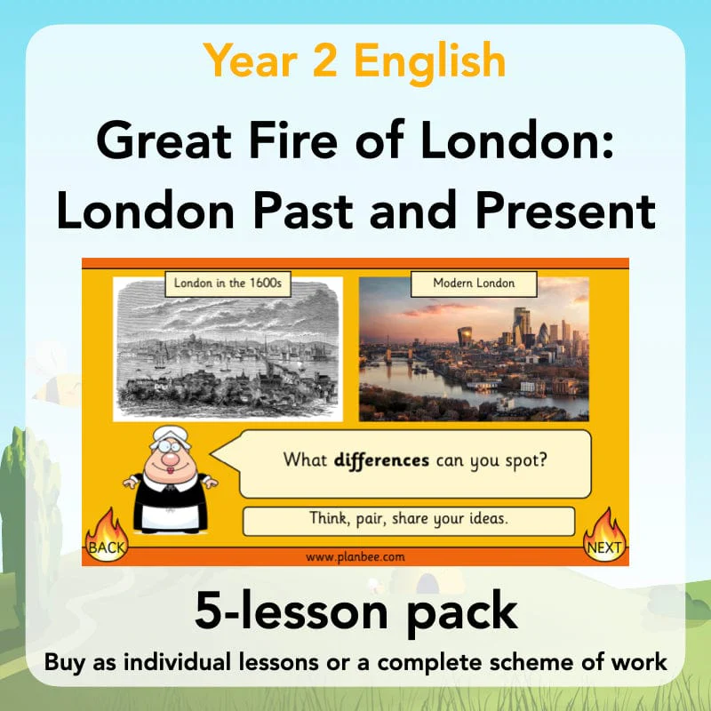Great Fire of London: London Past and Present