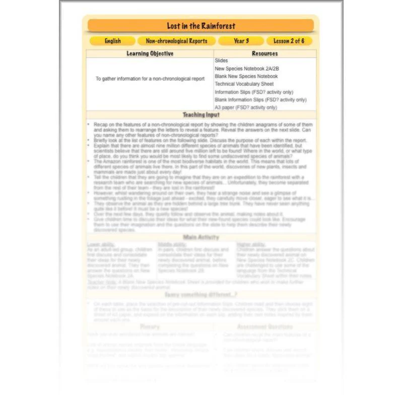 Lost in the Rainforest: Non-chronological Reports - Image 23