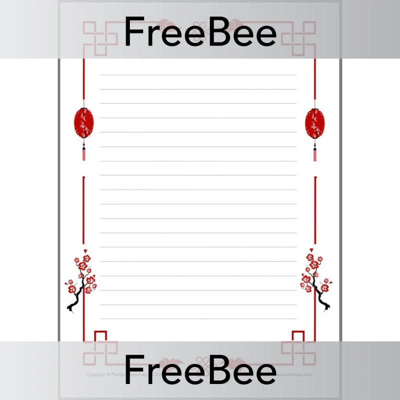 Lunar New Year Writing Frame - Image 2