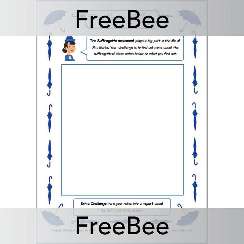 Mary Poppins Activity Sheets - Image 3