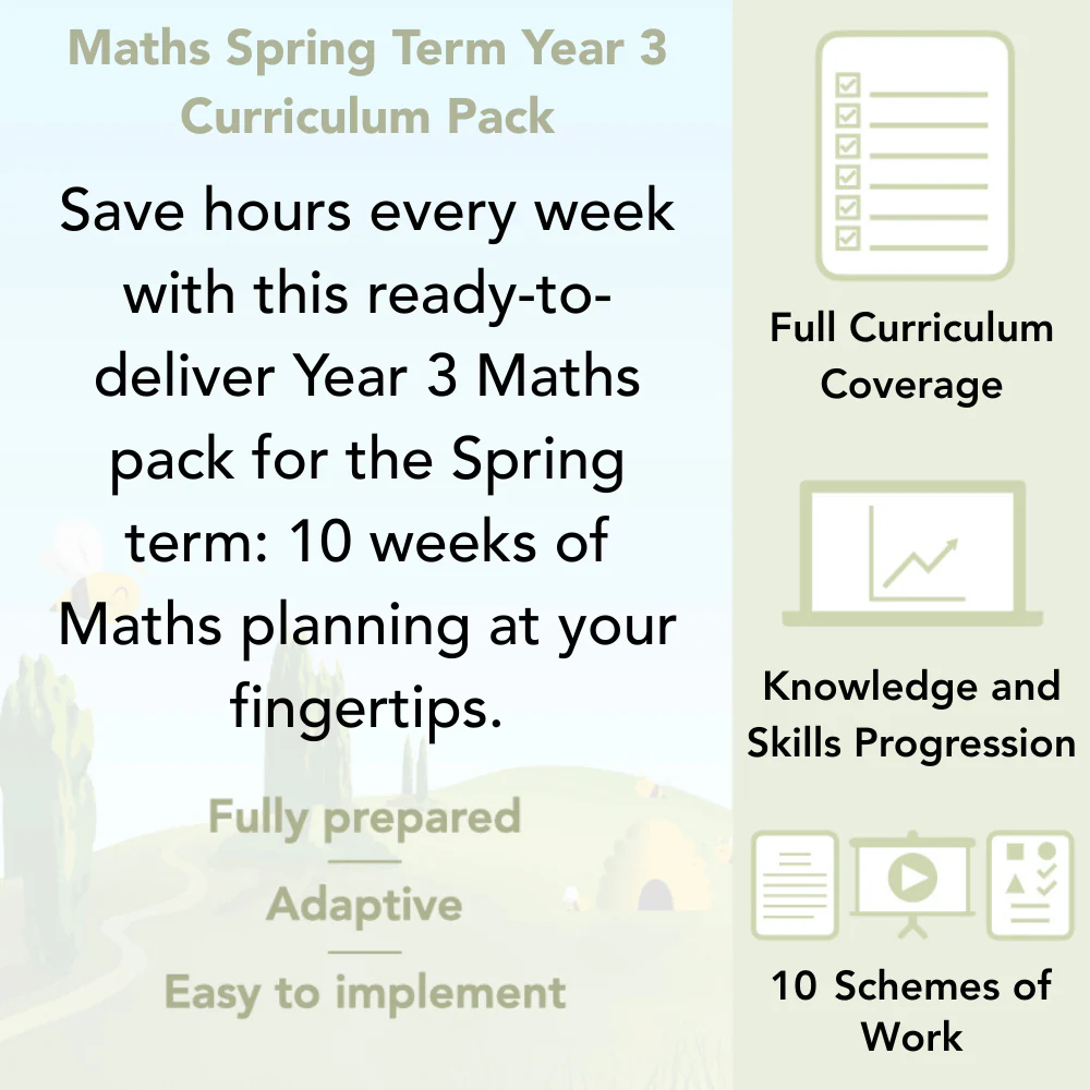 Maths Spring Term Year 3 Curriculum Pack - Image 2