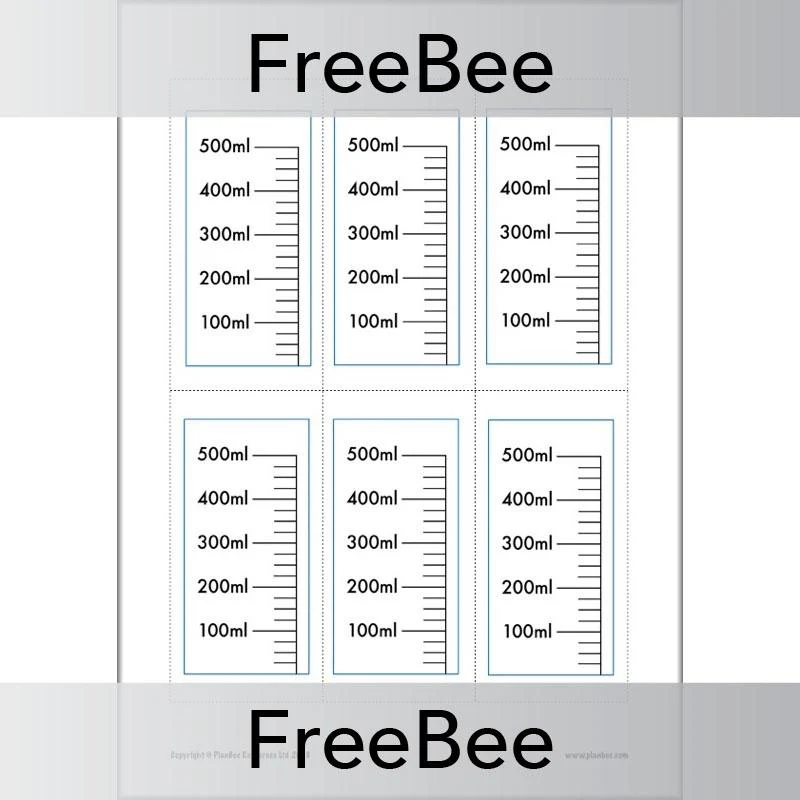 Measuring Cylinders Template - Image 4