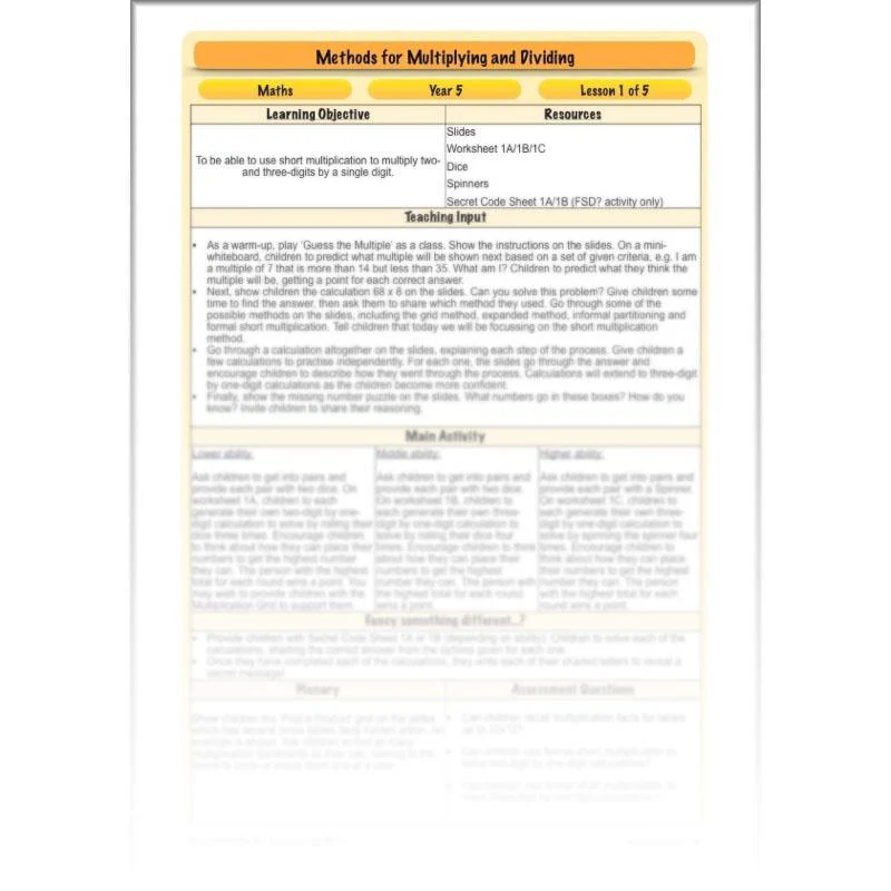Methods for Multiplying and Dividing - Image 26