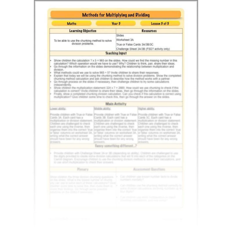 Methods for Multiplying and Dividing - Image 42