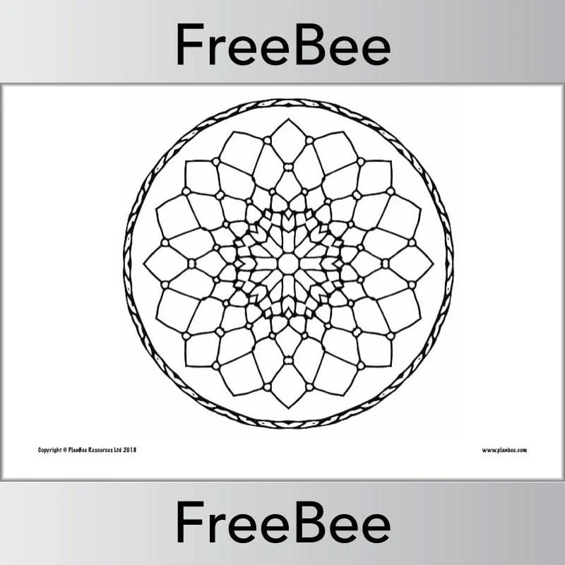Mindfulness Colouring Sheets: Rangoli Patterns for Diwali - Image 4