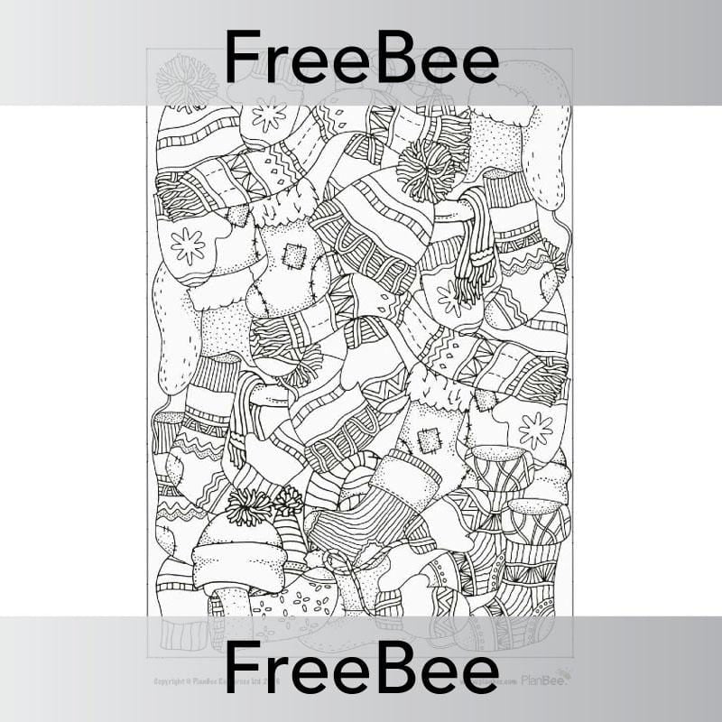 Mindfulness Colouring Sheets: Winter - Image 4