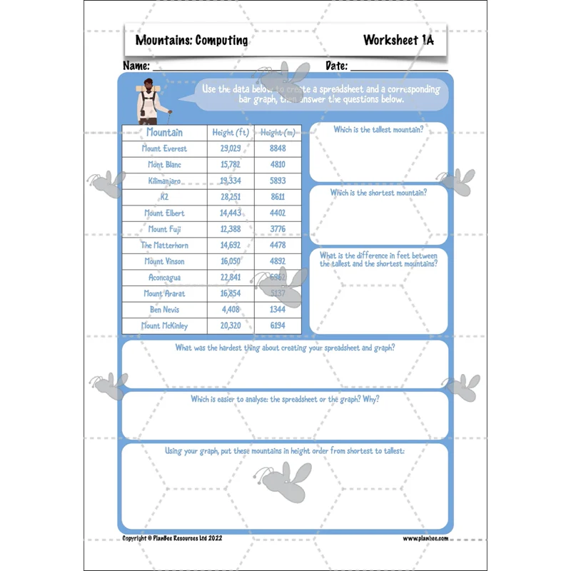 Mountains Topic Enrichment Pack - Image 19