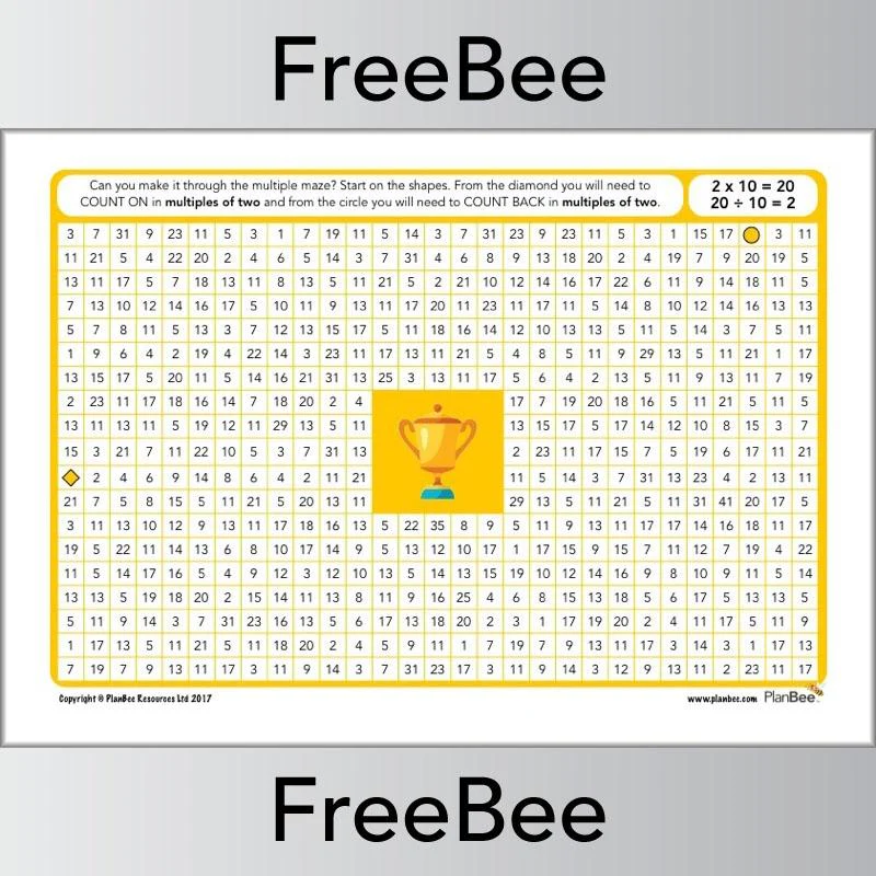Multiple Mazes 2x table