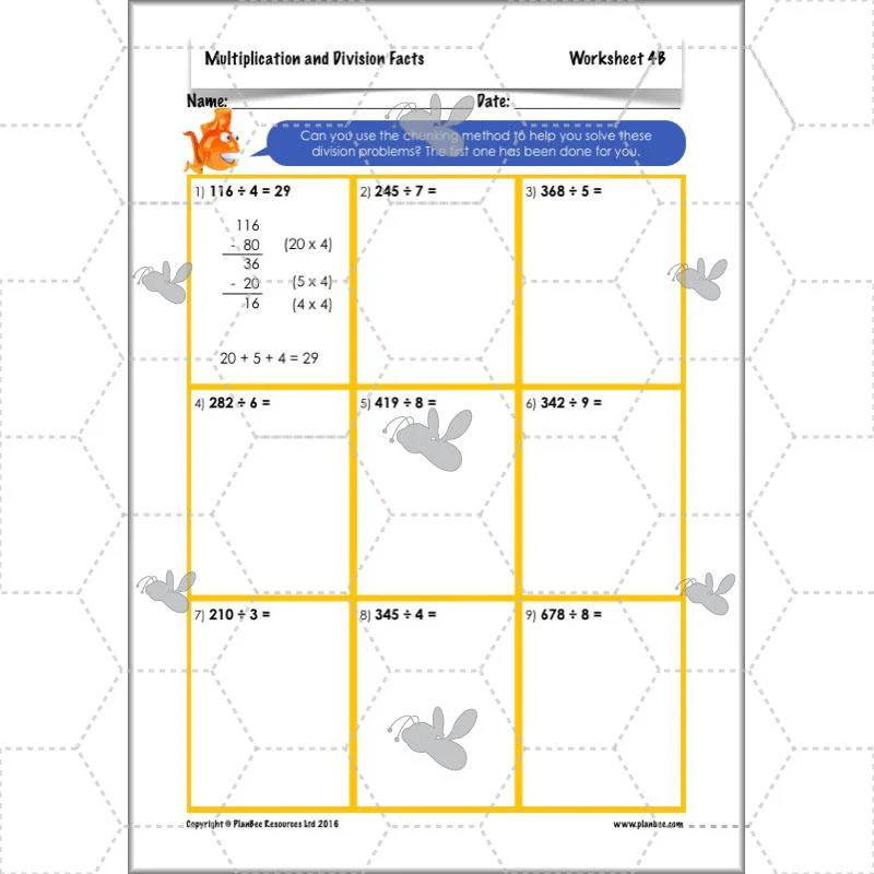 Multiplication and Division Facts - Image 20