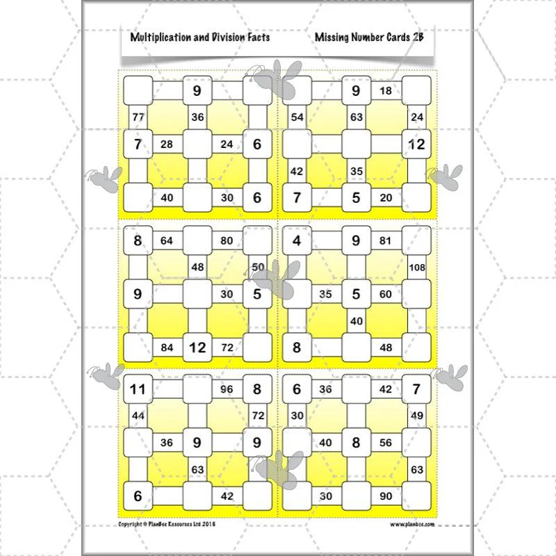 Multiplication and Division Facts - Image 43