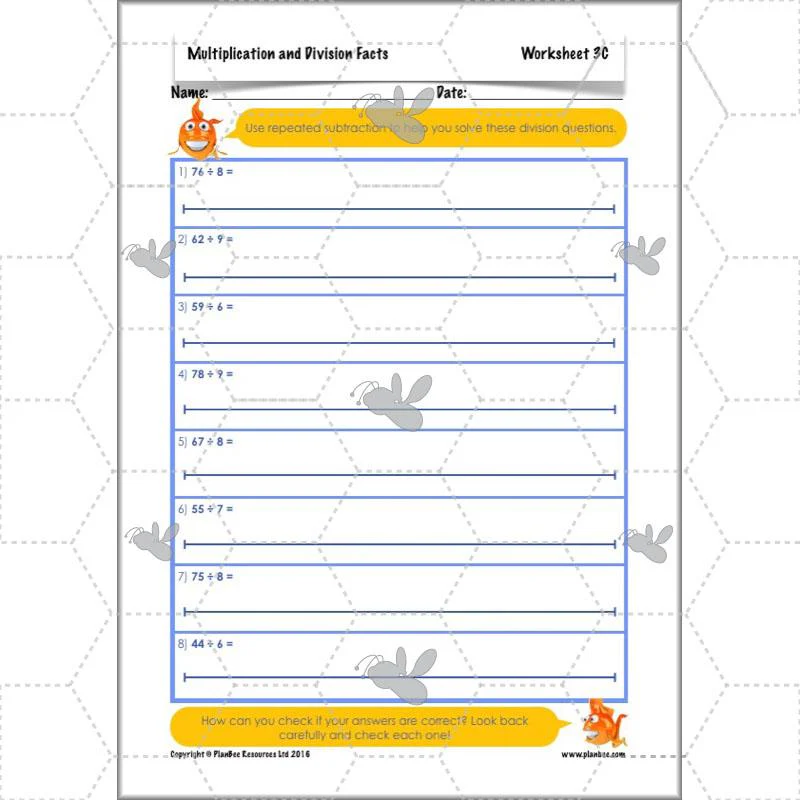Multiplication and Division Facts - Image 51