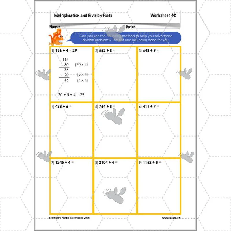 Multiplication and Division Facts - Image 61