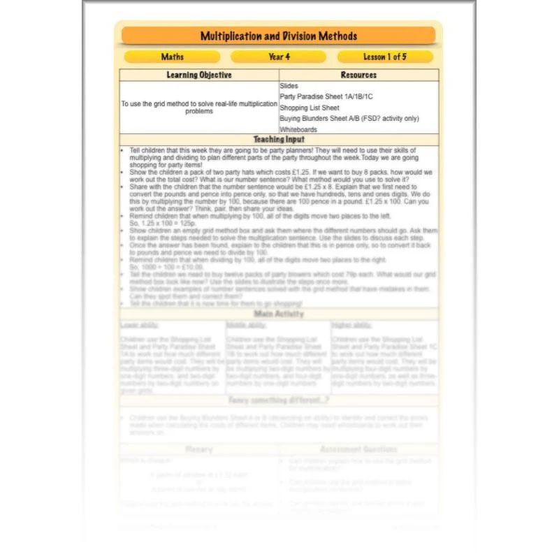Multiplication and Division Methods - Image 20