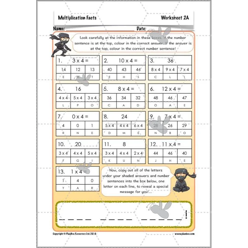 Multiplication Facts - Image 33
