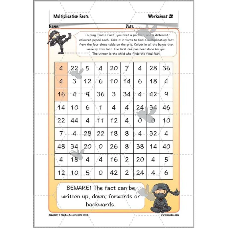Multiplication Facts - Image 35
