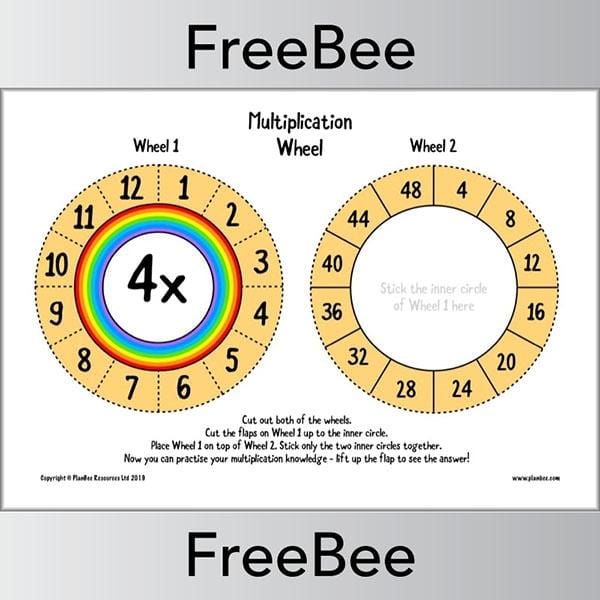 Multiplication Wheels - Image 5