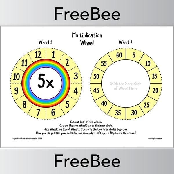 Multiplication Wheels - Image 6