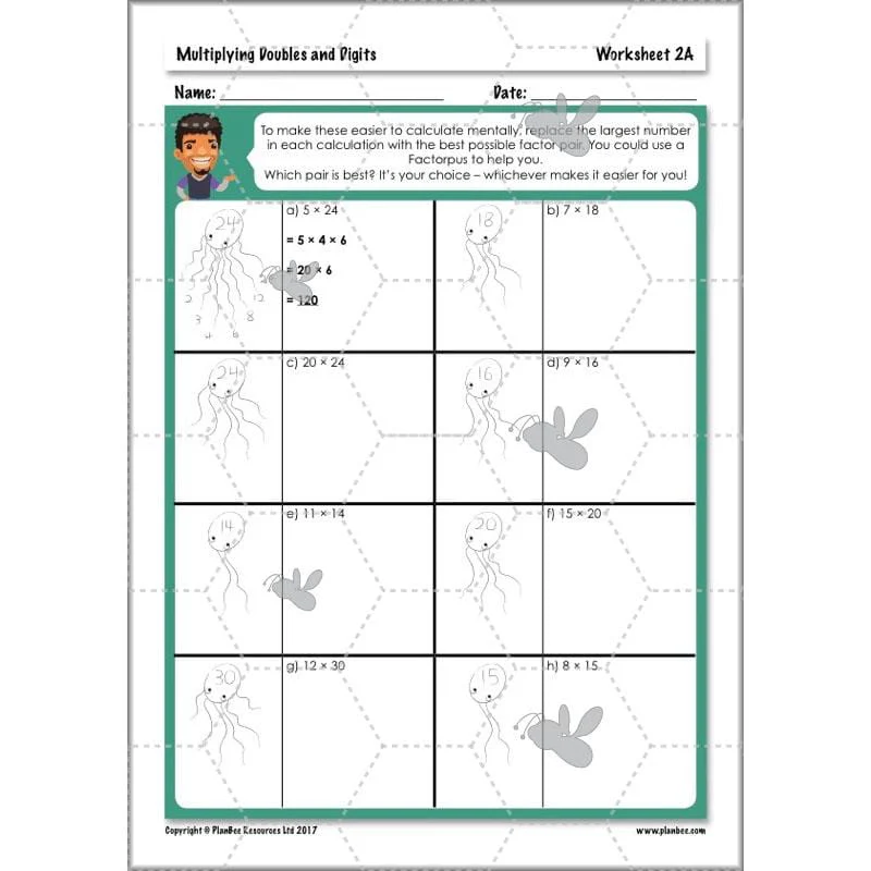 Multiplying Doubles and Digits - Image 31