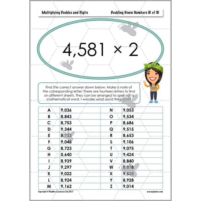 Multiplying Doubles and Digits - Image 41
