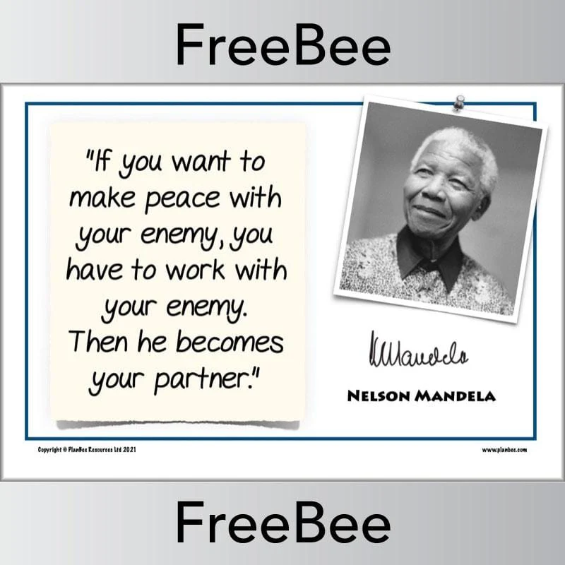 Nelson Mandela Poster Quotes - Image 3