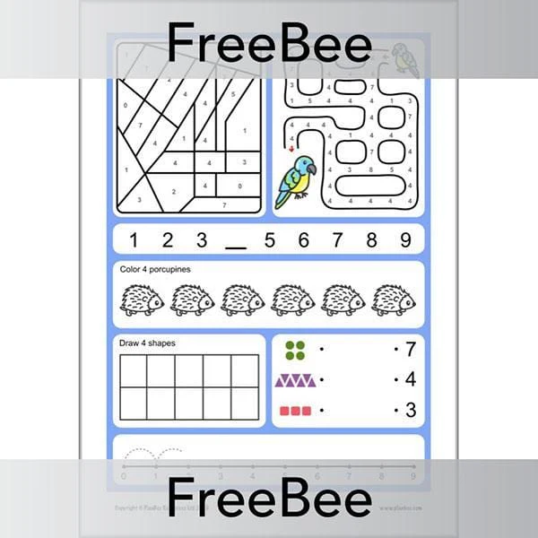Number Formation Worksheets - Image 17
