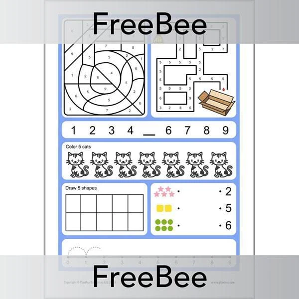 Number Formation Worksheets - Image 2