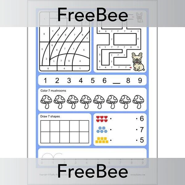 Number Formation Worksheets - Image 6