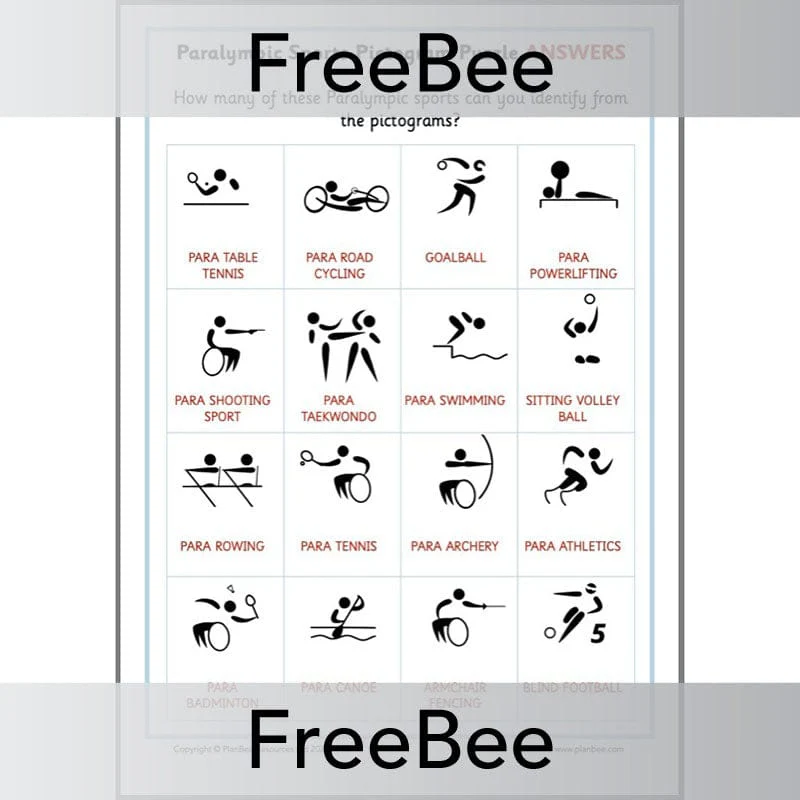 Paralympic Sports Pictogram Puzzle - Image 2