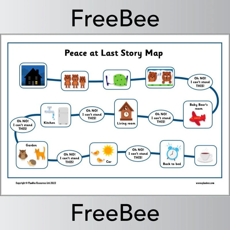 Peace at Last Story Map