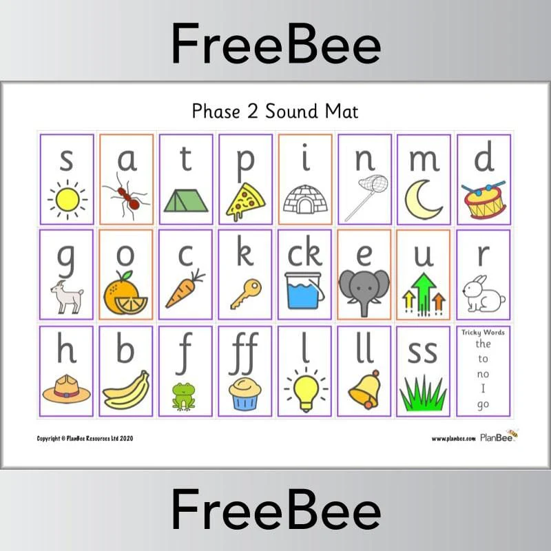 Phase 2 Sound Mat Phonic Resource