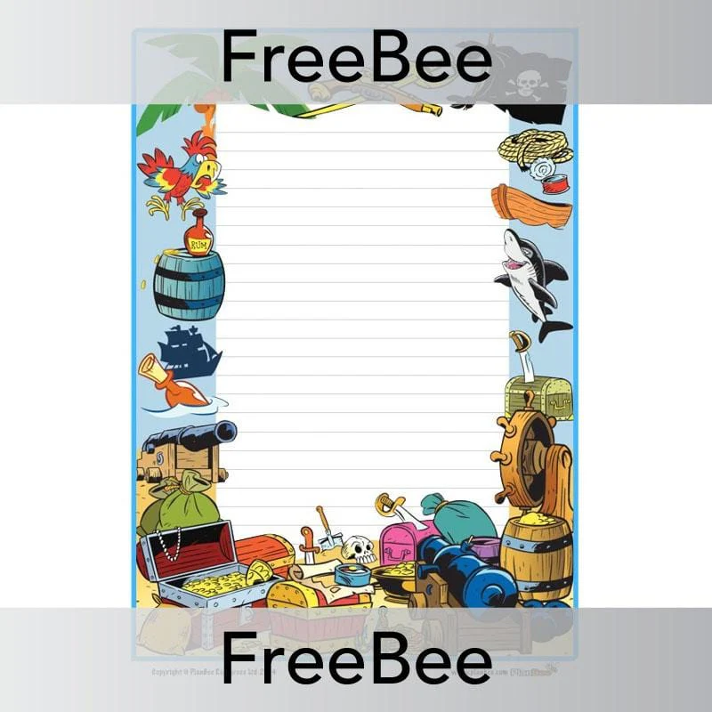 Pirate Writing Frame - Image 3
