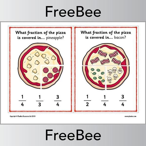 Pizza Fractions Cards KS1 - Image 2