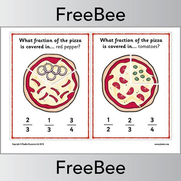 Pizza Fractions Cards KS1 - Image 5