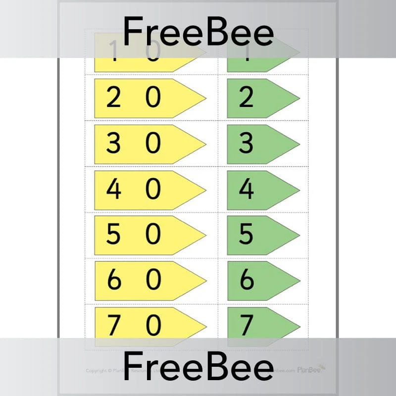 Place Value Cards: HTO