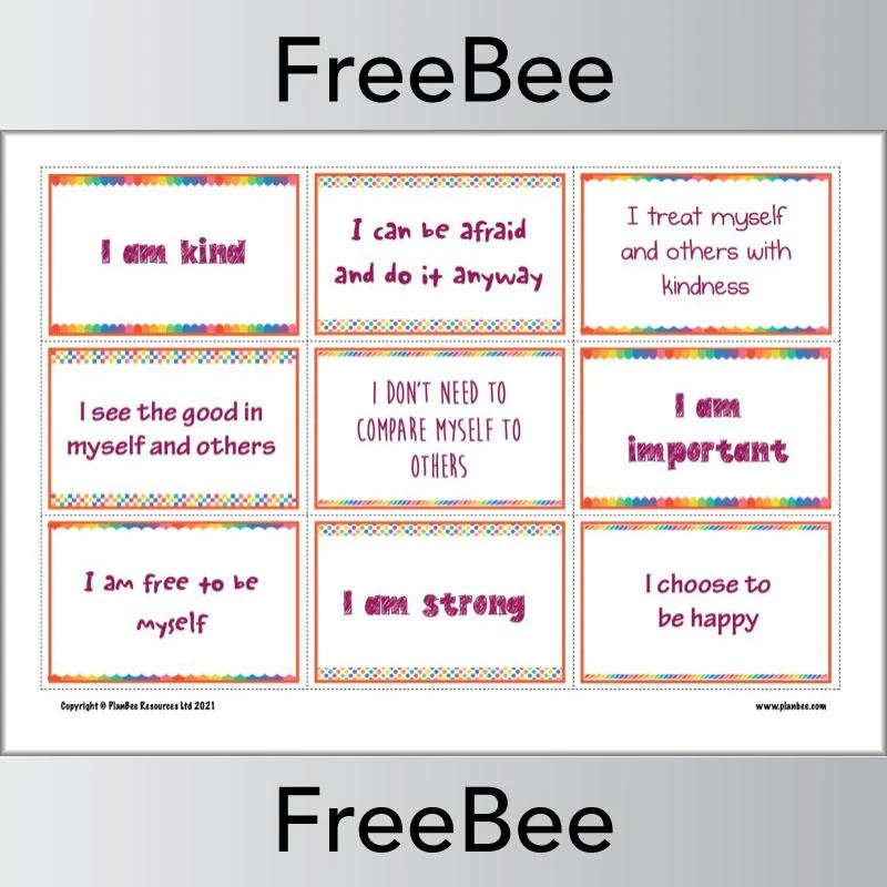 Positive Affirmations for Kids Cards - Image 2