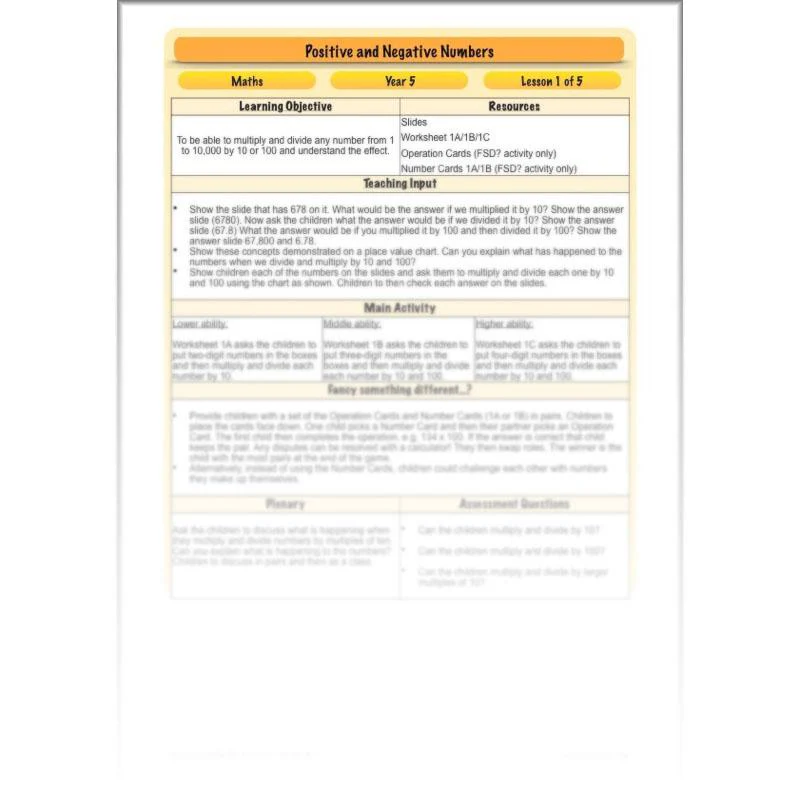 Positive and Negative Numbers - Image 31