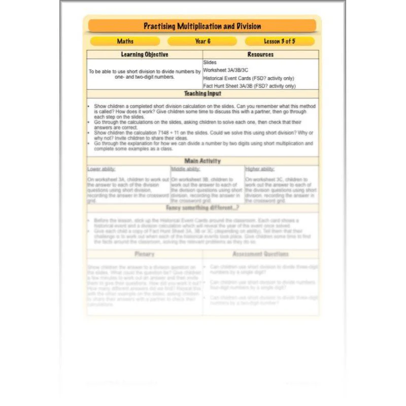 Practising Multiplication and Division - Image 45