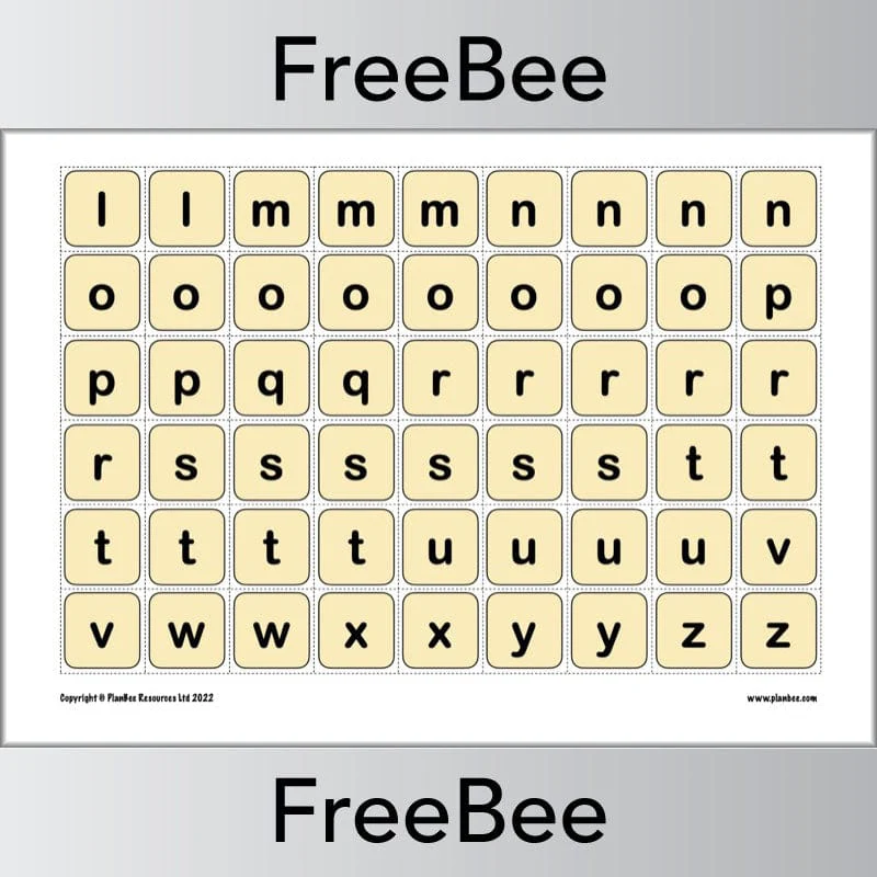 Printable Letter Tiles - Image 2