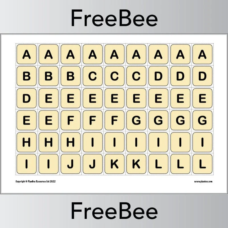 Printable Letter Tiles - Image 3
