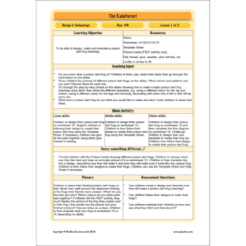 The Rainforest Topic Enrichment Pack - Image 74