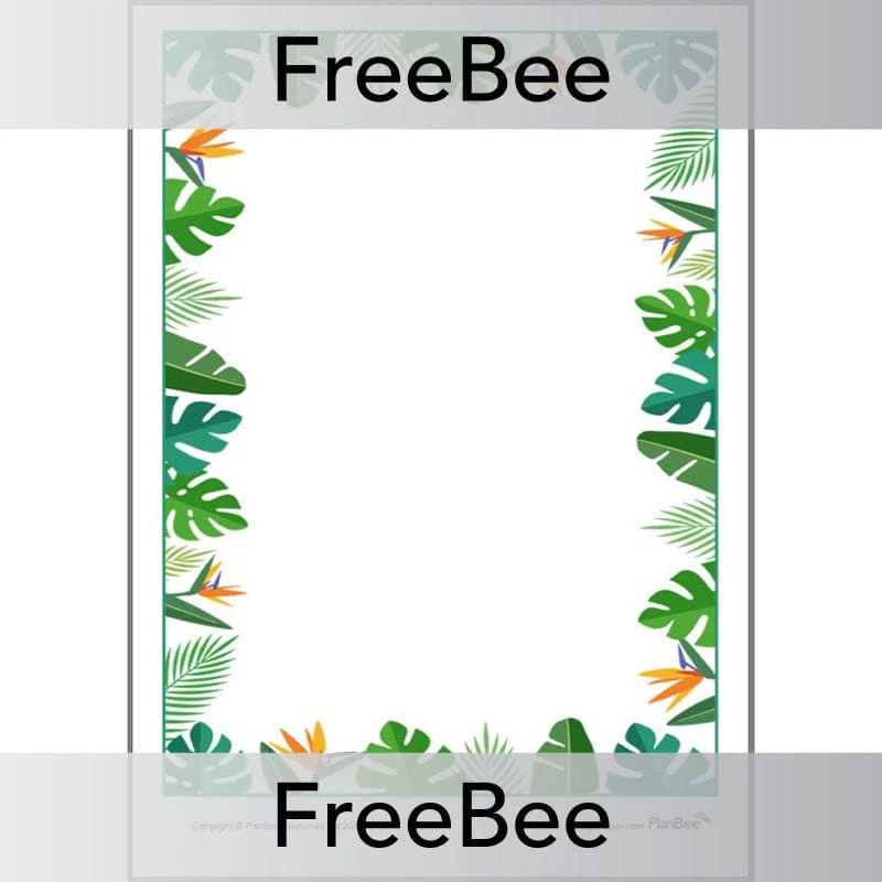 Rainforest Writing Frame - Image 3