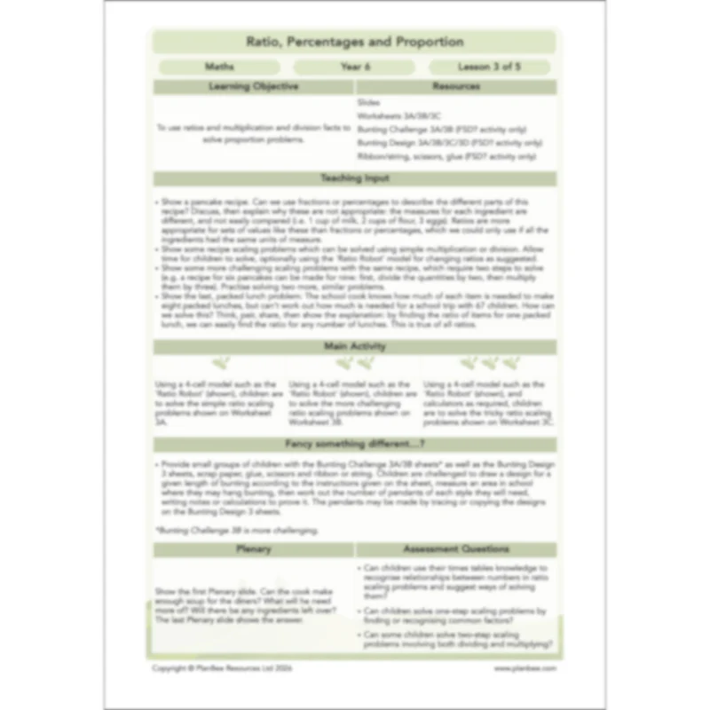 Ratio, Percentages and Proportion - Image 43