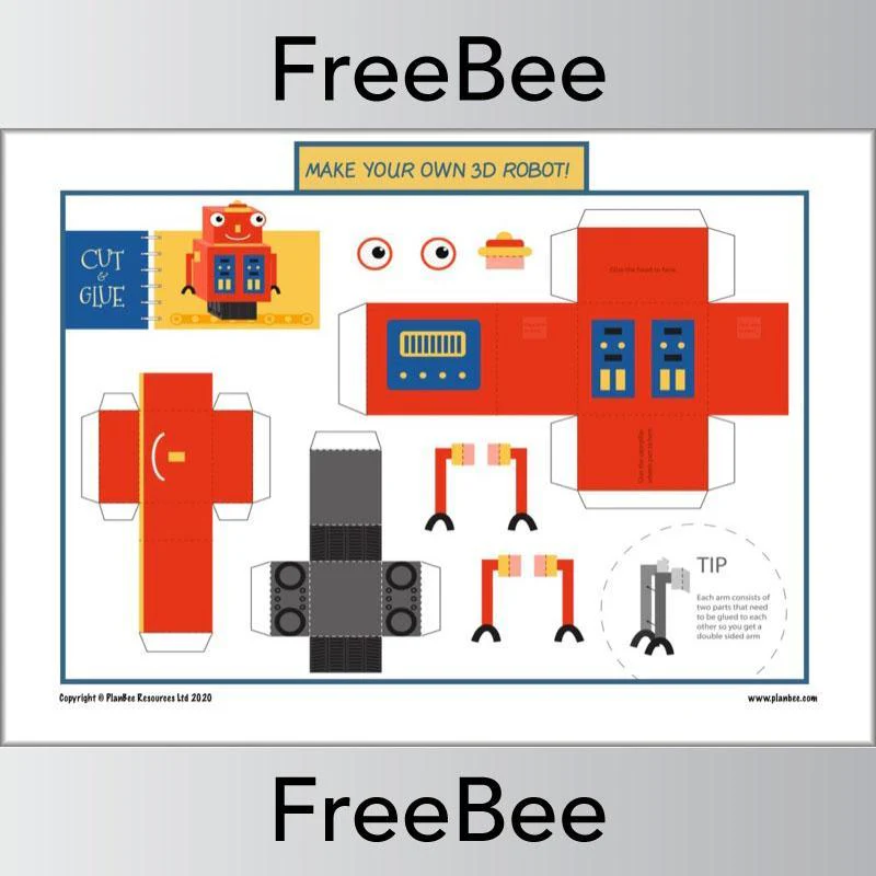 Robot Templates for Kids - Image 2