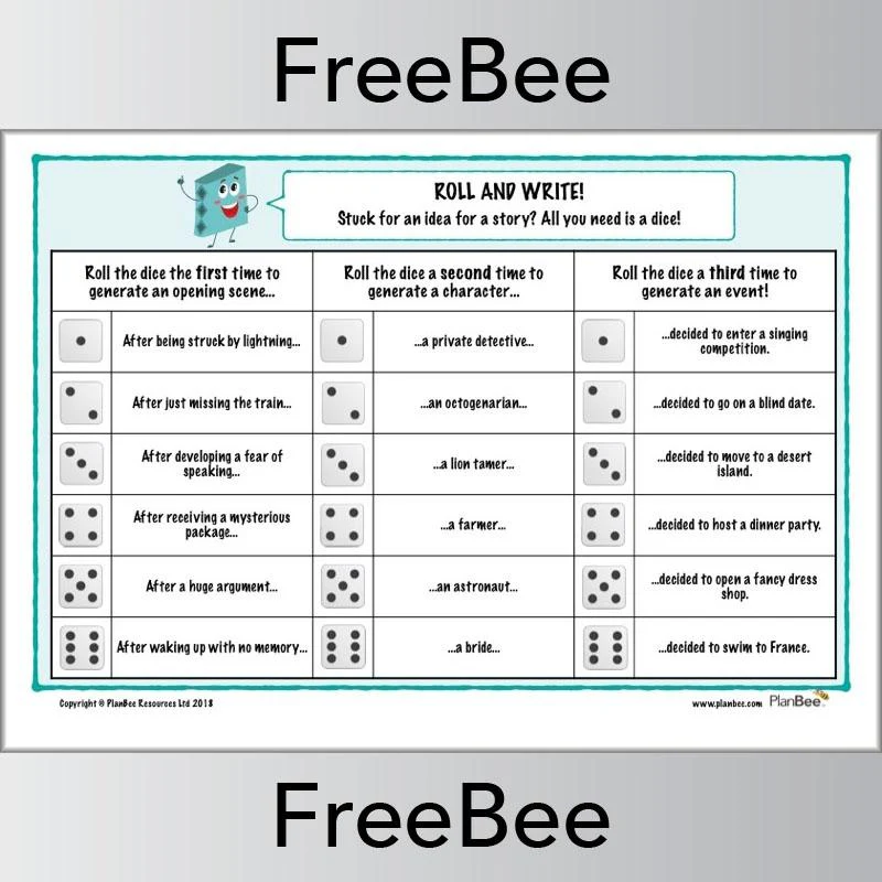 Roll and Write Story Ideas Generator - Image 3