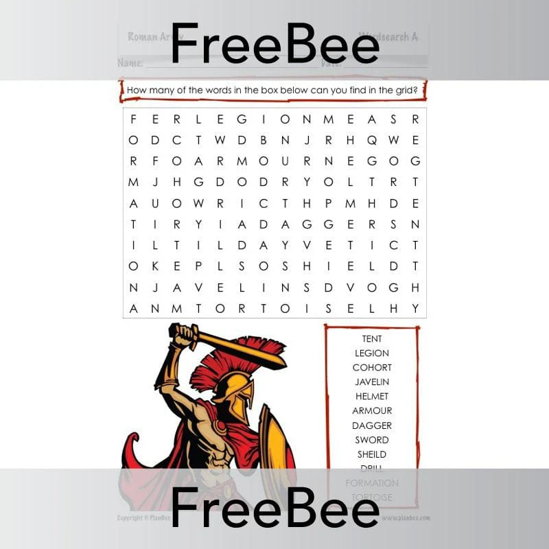 Roman Army Word Search - Image 4