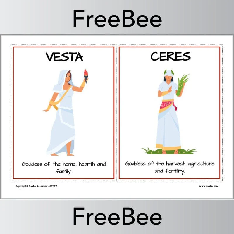 Roman Gods KS2 Cards - Image 3