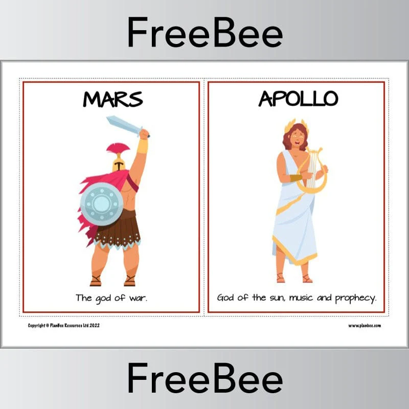 Roman Gods KS2 Cards - Image 4