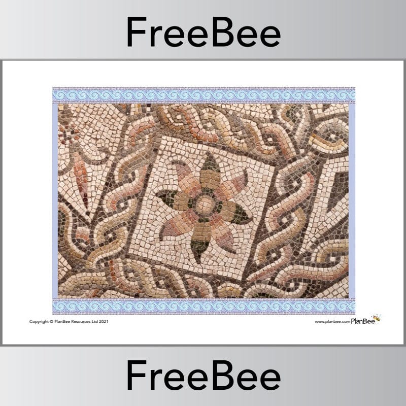 Roman Mosaics Classroom Display Cards